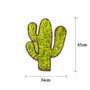 Wallity Cactus Accesorio decorativo de pared Verde y Blanco
